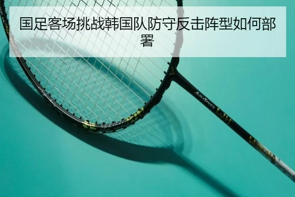 国足客场挑战韩国队防守反击阵型如何部署